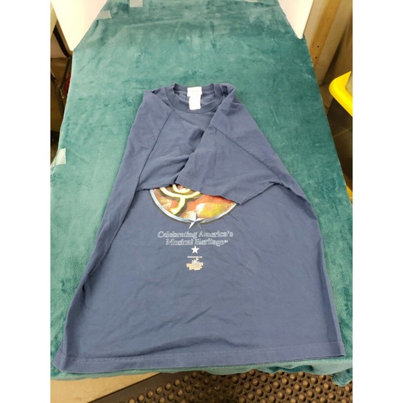Disney Magic Music Days Mens Blue Short Sleeve T-Shirt Size Extra Large Cotton - Picture 6 of 8
